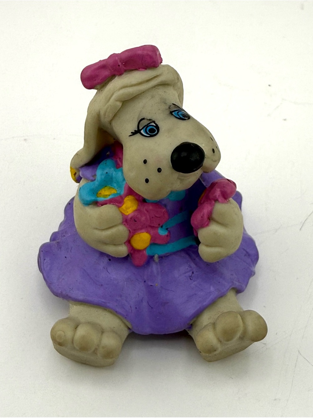 Vintage 1986 Tonka Pound Puppies PVC mini figurine